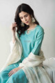 Image for Kusvaa Ws708 Neelambari Kurta With Gota Patti Work New Sitting 1