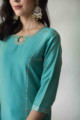 Image for Kusvaa Ws708 Neelambari Kurta With Gota Patti Work New Sleeves