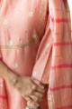 Image for Kusvaa Ws710 Saachi Kurta Dupatta Set With Bandhani Print Closeup