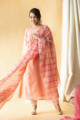 Image for Kusvaa Ws710 Saachi Kurta Dupatta Set With Bandhani Print Look 2