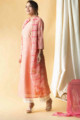 Image for Kusvaa Ws710 Saachi Kurta Dupatta Set With Bandhani Print Side