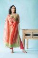 Image for Kusvaa Ws711 Joshika Kurta Dupatta Set With Gota Bijiya Embellishments Look