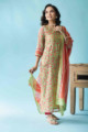 Image for Kusvaa Ws711 Joshika Kurta Dupatta Set With Gota Bijiya Embellishments Side