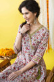 Image for Kusvaa Wsr212 Aafreen Kalidaar Angrakha With Hand Block Print 1 Sittgin