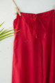 Image for Wsp02 Palazzo With Pocket Elasticated Waist T Red Closeup