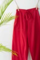 Image for Wsp02 Palazzo With Pocket Elasticated Waist T Red Look