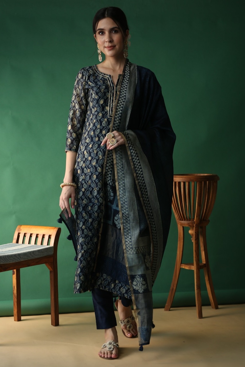 Royal Blue Kurta