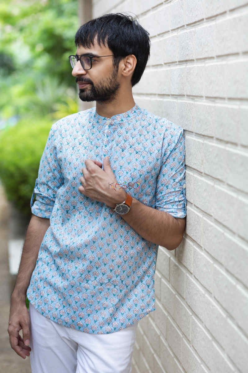Image for Kusvaa Awk35 Arnit Shirt With Hand Block Print Look