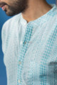 Image for Kusvaa Awk36 Arshveer Kurta With Hand Block Print Neck