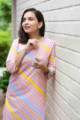 Image for Kusvaa De86 Afsoon Kurta With Leheriya Print Front 1 1