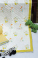 Image for Kusvaa Kaq159 Ronchi Yellow Baby Quilt With Hand Block Print Look