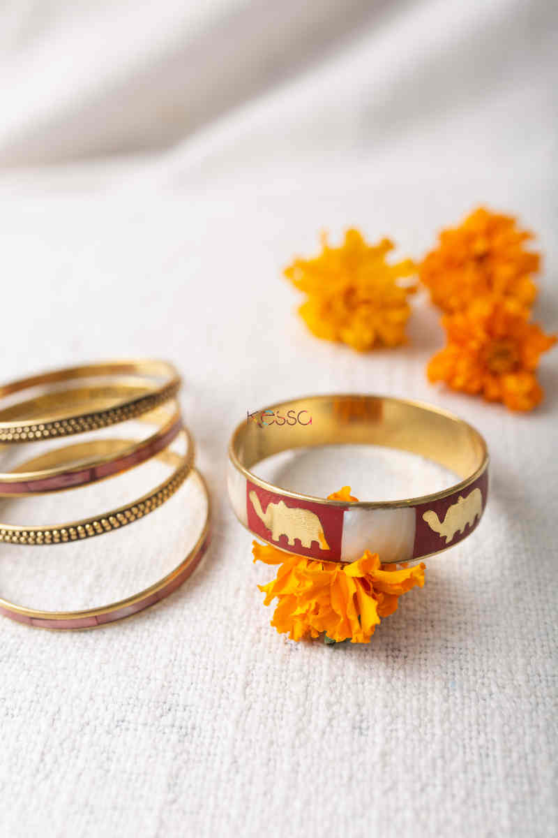 Image for Kusvaa Kb04 Chhan Chhan Shell Bangles Featured