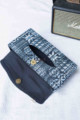 Image for Kusvaa Pia12 Neelam Blue Tissue Dispenser Front