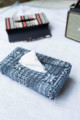 Image for Kusvaa Pia12 Neelam Blue Tissue Dispenser Look 1