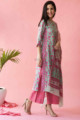 Image for Kusvaa Vcr61 Arokya Kurta And Dupatta Set With Hand Block Print Look