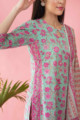 Image for Kusvaa Vcr61 Arokya Kurta And Dupatta Set With Hand Block Print Sleeve