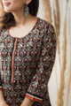 Image for Kusvaa Vcr62 Khuloos Kurta With Hand Block Print Sleeves