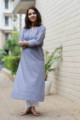 Image for Kusvaa Ws713 Nafees Kurta With Moti And Shell Button Details Look 1