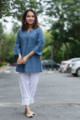 Image for Kusvaa Ws714 Vyoma Short Kurti With Bead Embellishments Look