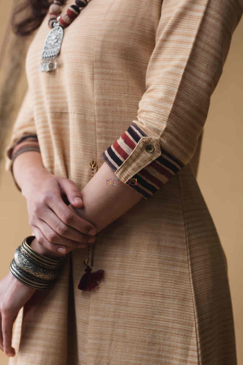 Image for Kusvaa Ws715 Datri South Cotton Kurta Sleeves