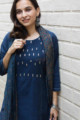 Image for Kusvaa Ws716 Jemisha Kurta With Kantha And Sequin Details Front 1 1