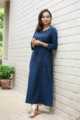 Image for Kusvaa Ws716 Jemisha Kurta With Kantha And Sequin Details Side 1
