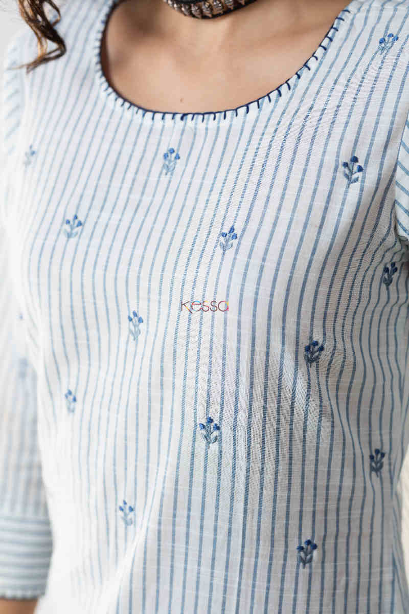 Image for Kusvaa Ws723 Ibtida Straight Kurta 1 Neck