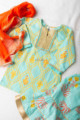 Image for Kusvaa Aj27 Jhilik Kurta Sharara Set With Dupatta Look