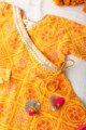 Image for Kusvaa Aj29 Phuljhari Angrakha Kurta With Pala Kurta