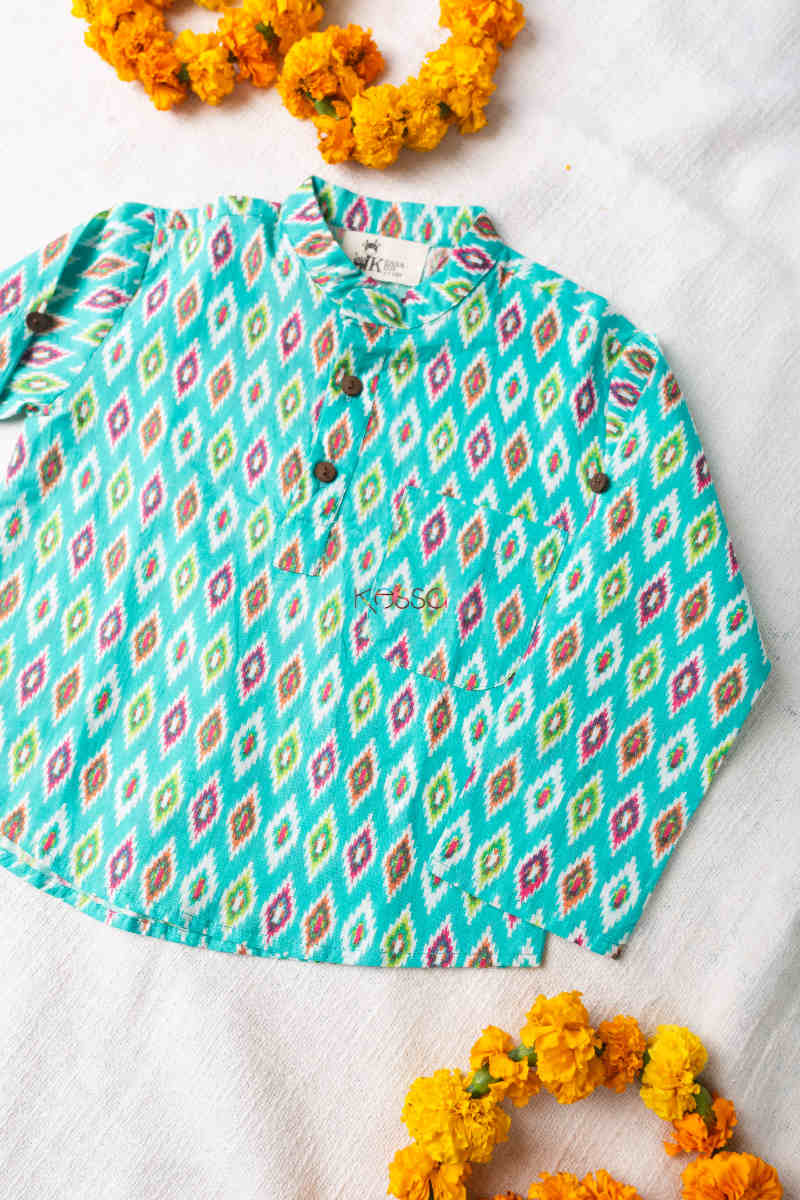 Image for Kusvaa Aj32 Rian Kids Kurta Look