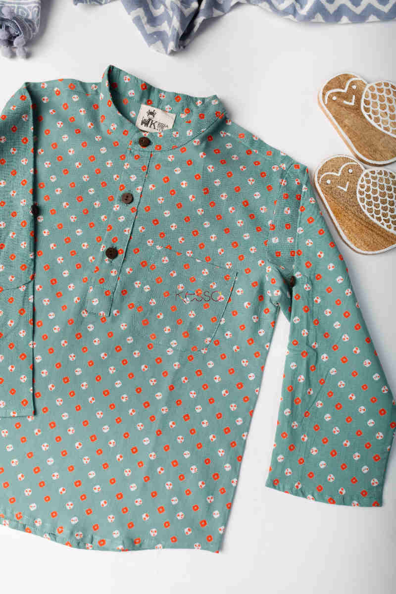 Image for Kusvaa Aj36 Dhairaya Kurta 1 Look