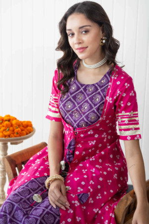 Image for Kusvaa Avdaf62 Malika Kalidaar Kurta Sittign