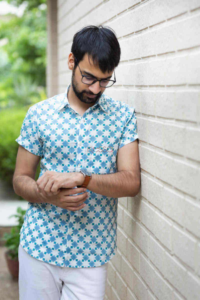 Image for Kusvaa Awk39 Sharar Half Sleeves Shirt Front