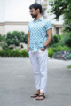 Image for Kusvaa Awk39 Sharar Half Sleeves Shirt Look