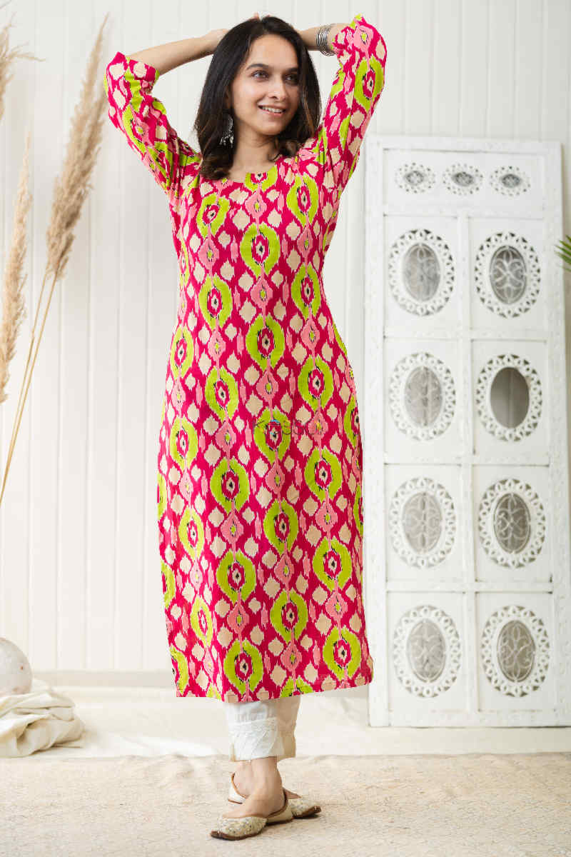 Image for Kusvaa De90 Jazira Straight Kurta Front