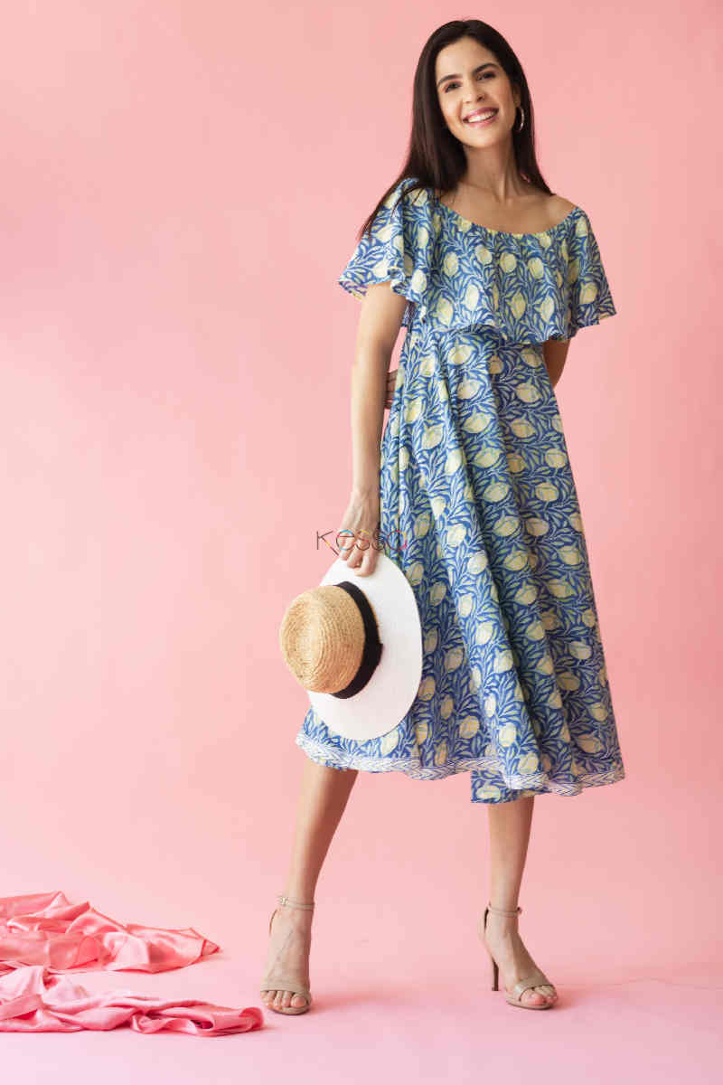 Image for Kusvaa Kcb23 Mirab Cotton Dress Look 1