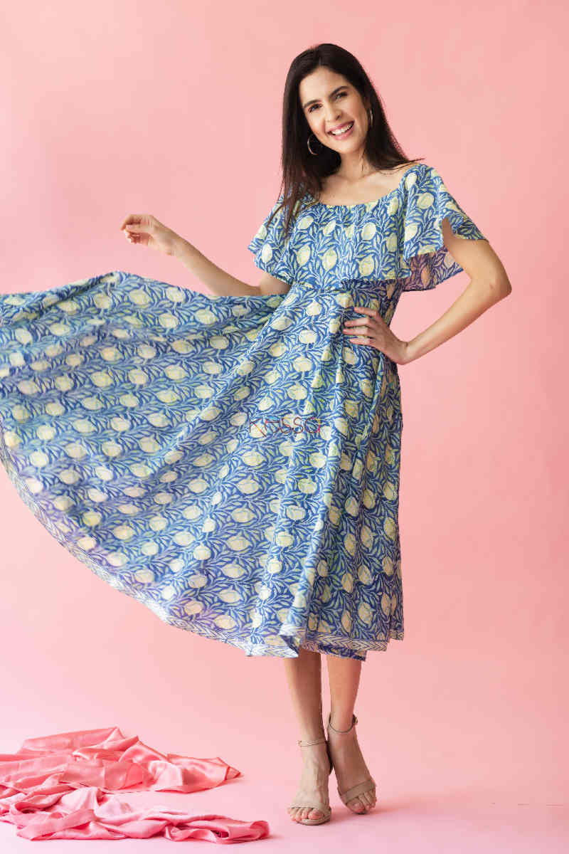 Image for Kusvaa Kcb23 Mirab Cotton Dress Look