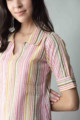 Image for Kusvaa Taf59 Sabrang Straight Fit Kurta Closeup