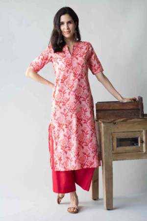 Image for Kusvaa Vcr59 Humeira Straight Kurta Featured