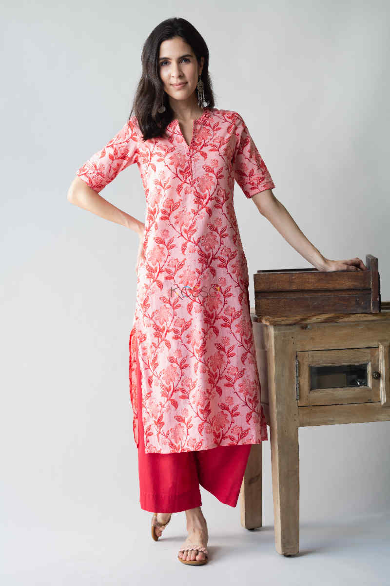 Image for Kusvaa Vcr59 Humeira Straight Kurta Featured