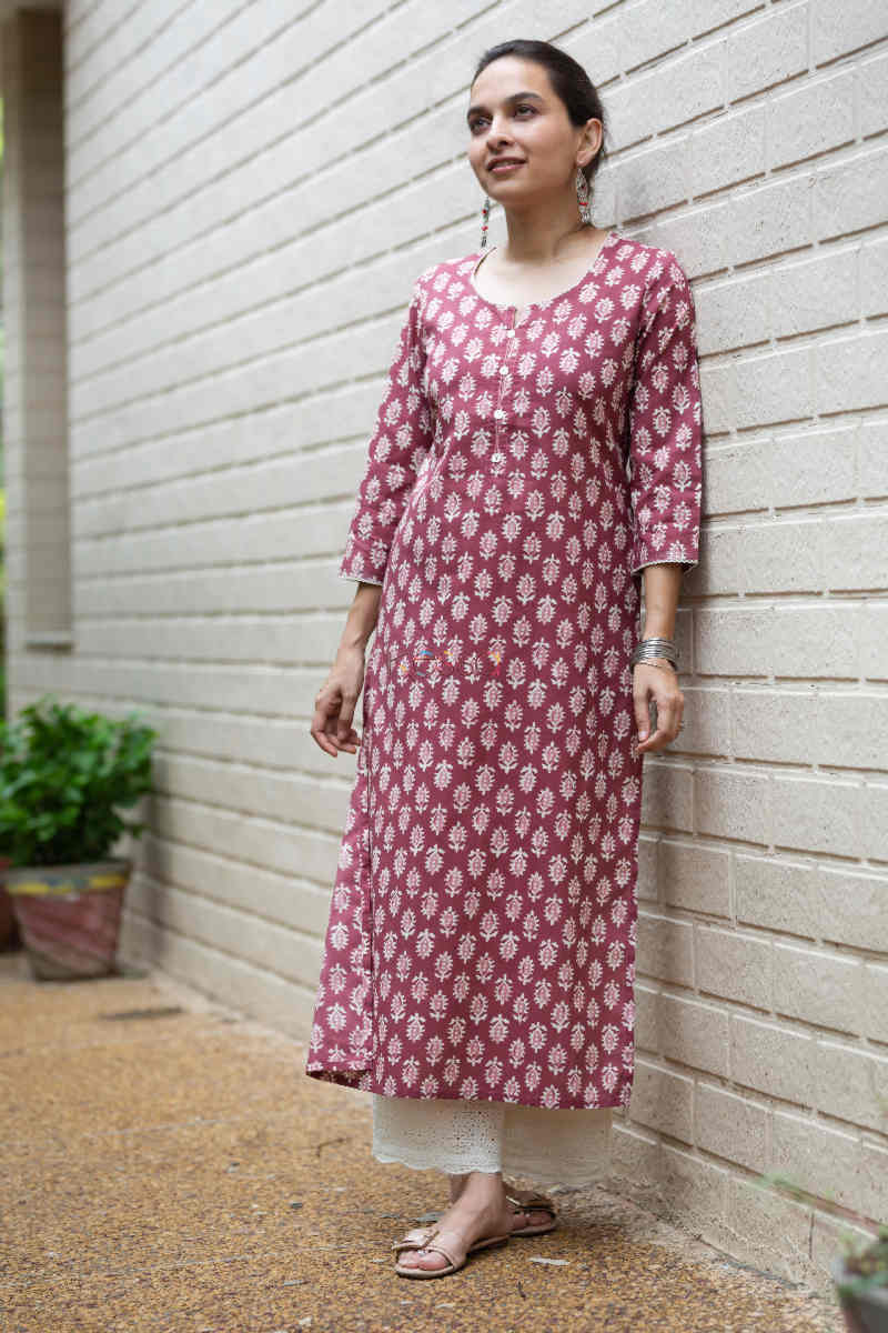 Image for Kusvaa Vcr63 Mashaaq Staright Kurta Front
