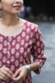 Image for Kusvaa Vcr63 Mashaaq Staright Kurta Neck