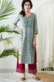 Image for Kusvaa Vcr70 Maadno Straight Kurta Front