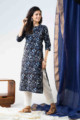 Image for Kusvaa Vcr76 Ruju Straight Fit Cotton Kurta 1 Look