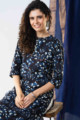 Image for Kusvaa Vcr76 Ruju Straight Fit Cotton Kurta 1 Sitting
