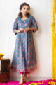Image for Kusvaa Vcr84 Daryah A Line Front Open Kurta Front