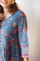 Image for Kusvaa Vcr84 Daryah A Line Front Open Kurta Sleeves
