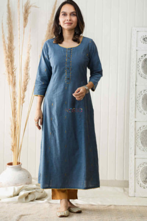 Image for Kusvaa Ws725 Sandhya Straight Kurta Featured