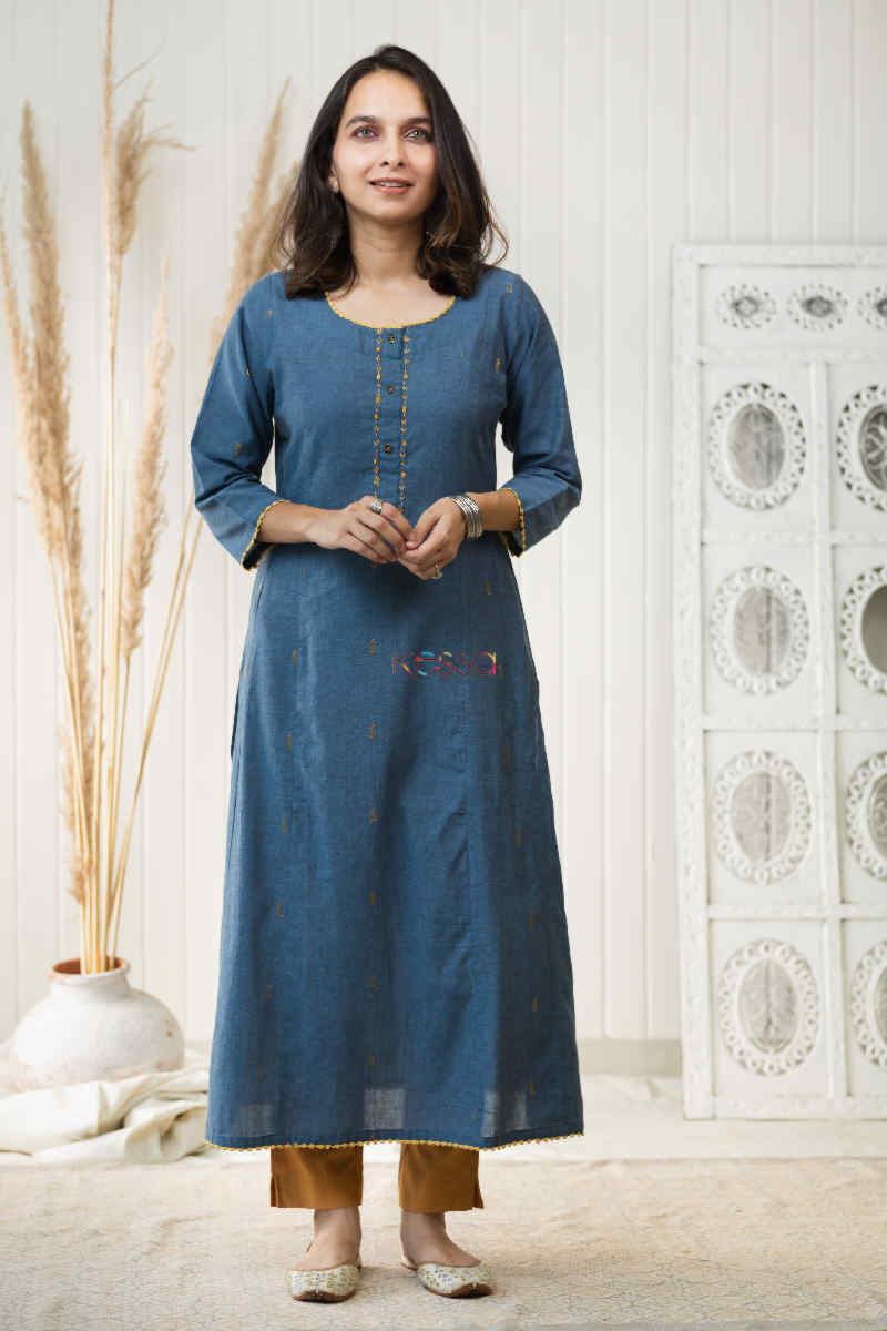 Image for Kusvaa Ws725 Sandhya Straight Kurta Front