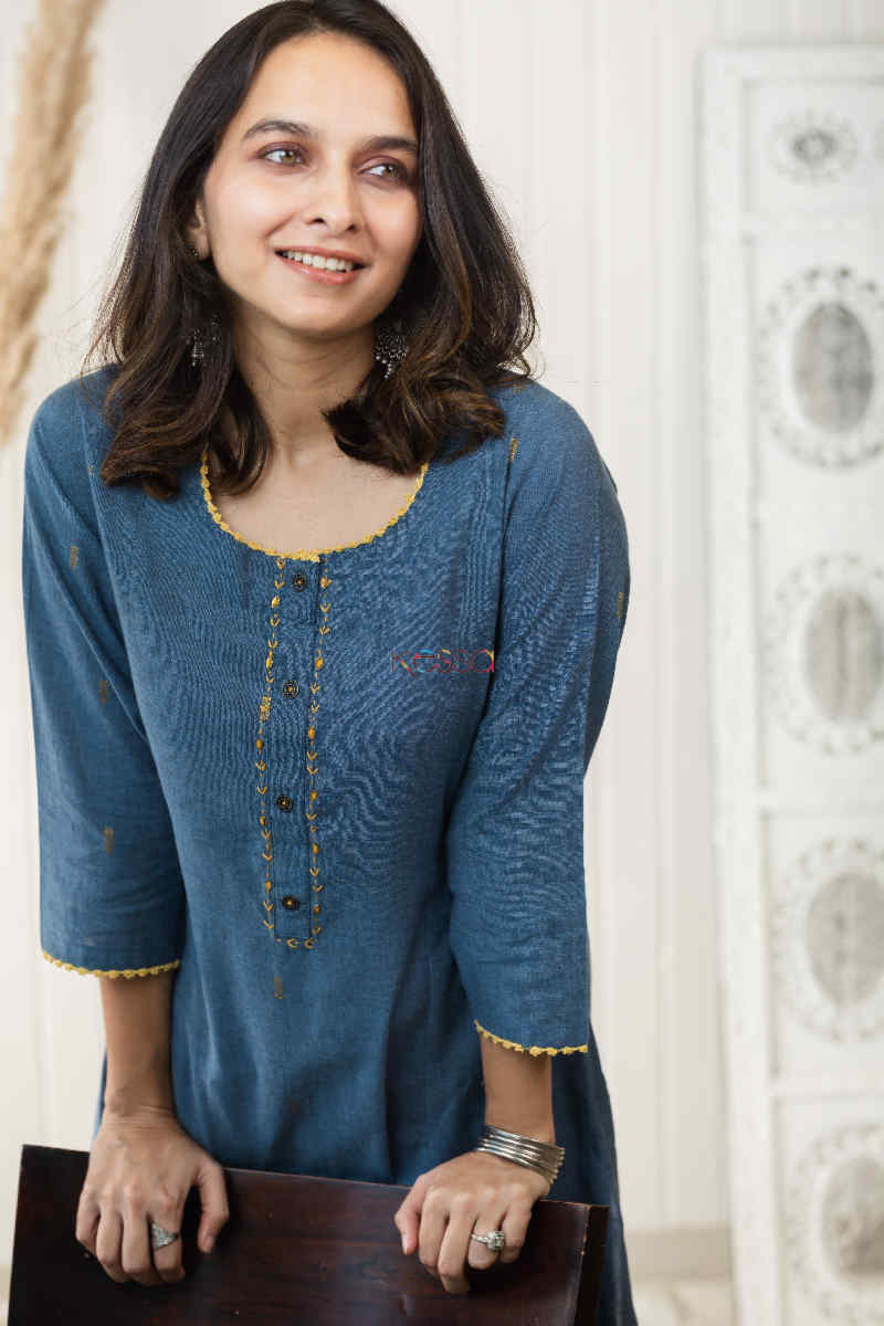 Image for Kusvaa Ws725 Sandhya Straight Kurta Top
